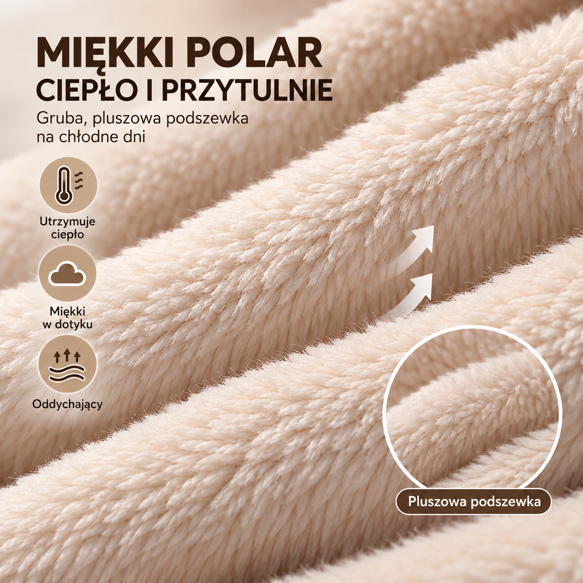 Zimowa kominiarka z polaru „3 w 1” 🧣❄️ – ciepła osłona na twarz, uszy i szyję