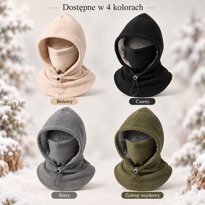 Zimowa kominiarka z polaru „3 w 1” 🧣❄️ – ciepła osłona na twarz, uszy i szyję