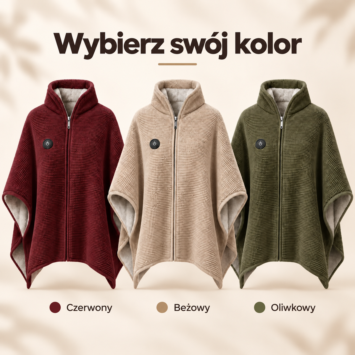 🧣Koc elektryczny do noszenia – przytulne ciepło bez użycia rąk☀️