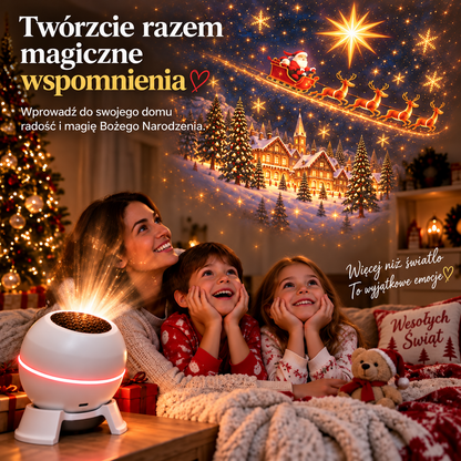 ⏳ Ostatni dzień, by zaoszczędzić 49% – 🎄🎅 Świąteczny projektor świetlny – ożyw świąteczne sceny! 💖
