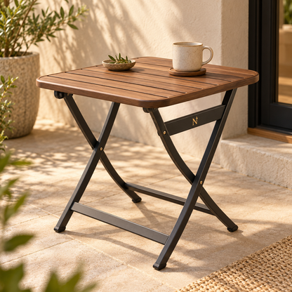 Lumqira Patio Fold – Składany Stolik Tarasowy